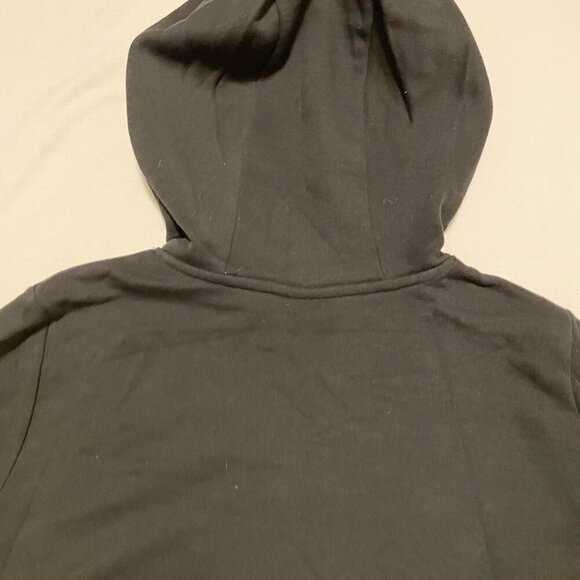 Nike Black Funnel Neck Pullover Logo Swoosh Sweatshirt Womems Medium - Picture 12 of 16